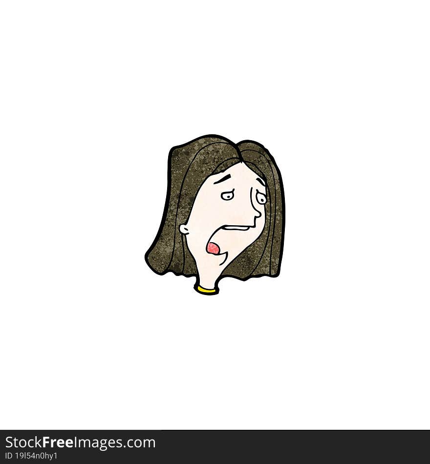 shocked woman cartoon