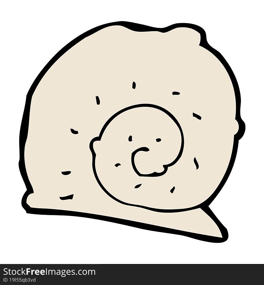 cartoon snail shell