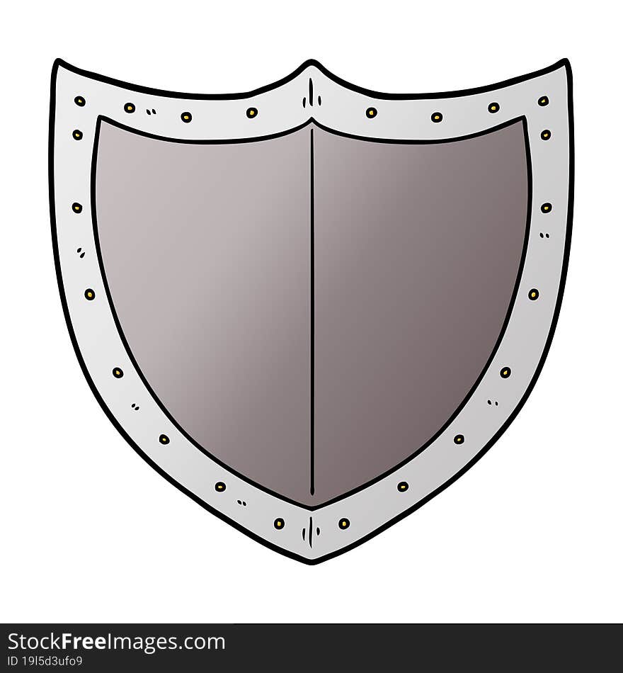 cartoon shield. cartoon shield