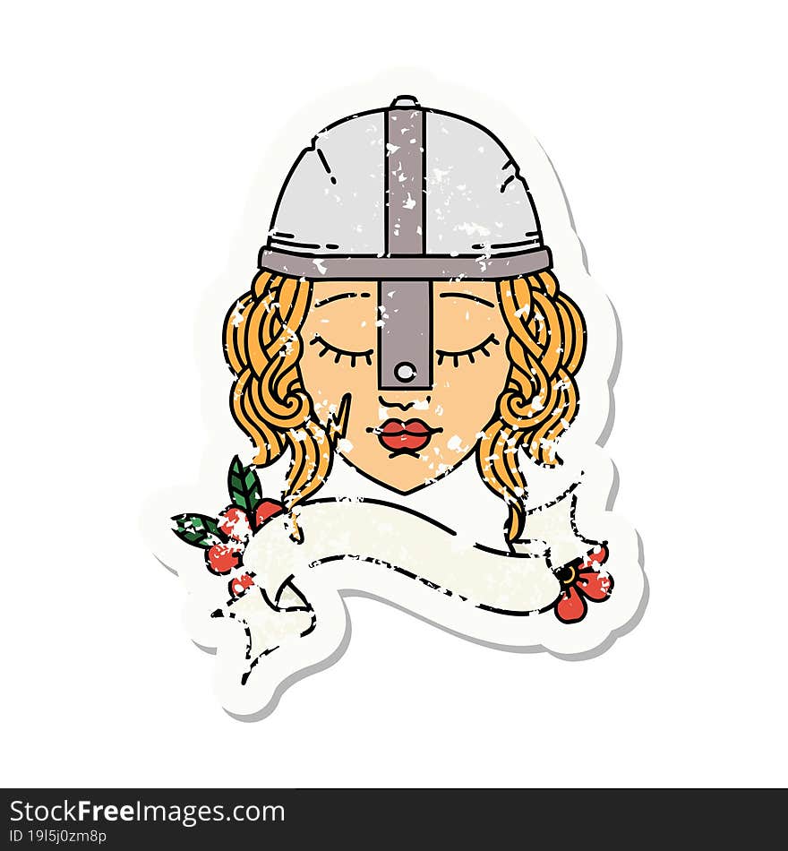 grunge sticker of a human fighter. grunge sticker of a human fighter