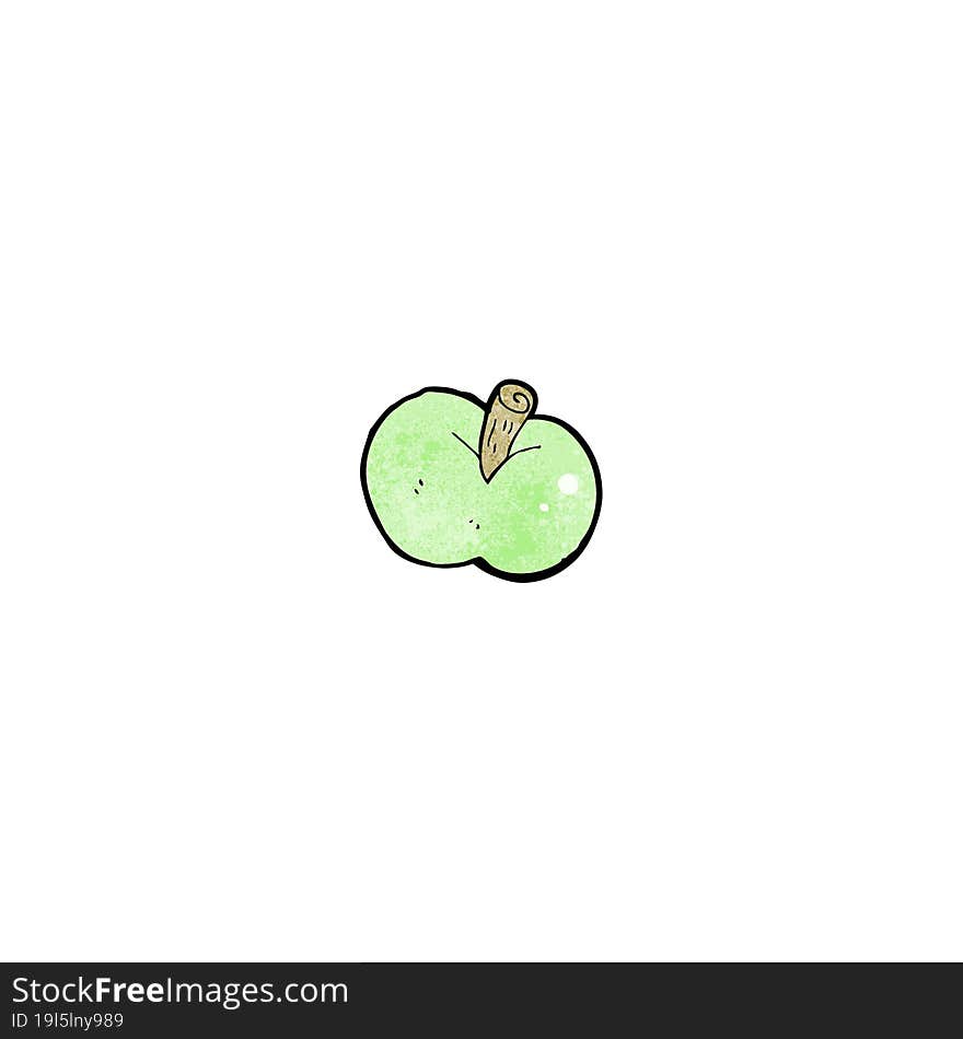 cartoon apple