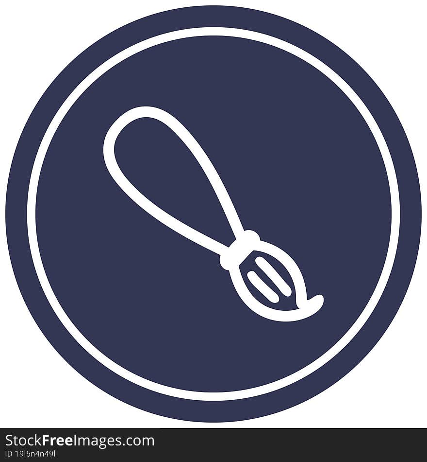 paint brush circular icon