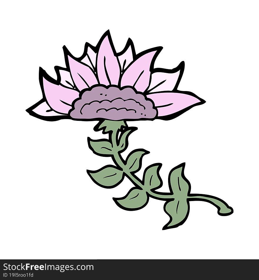 cartoon flower