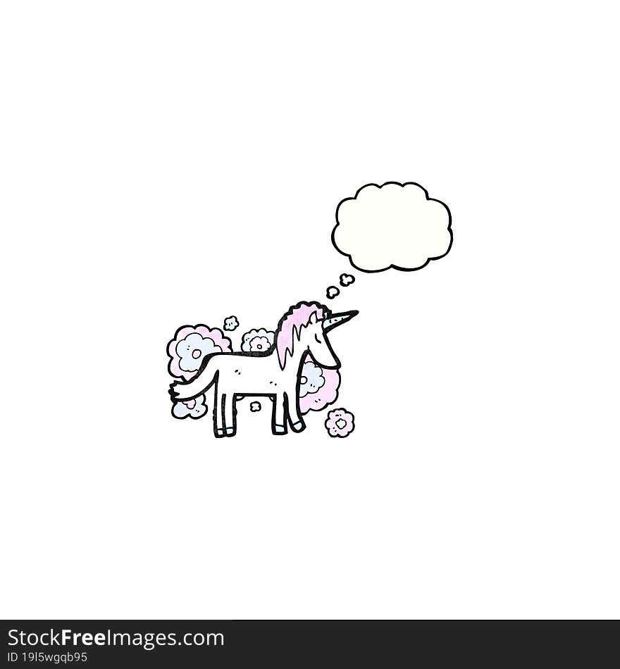 cartoon unicorn