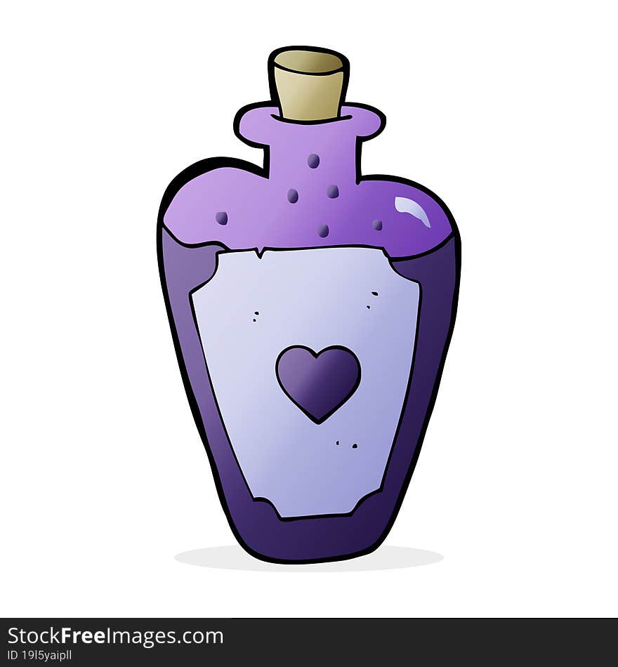 cartoon love potion