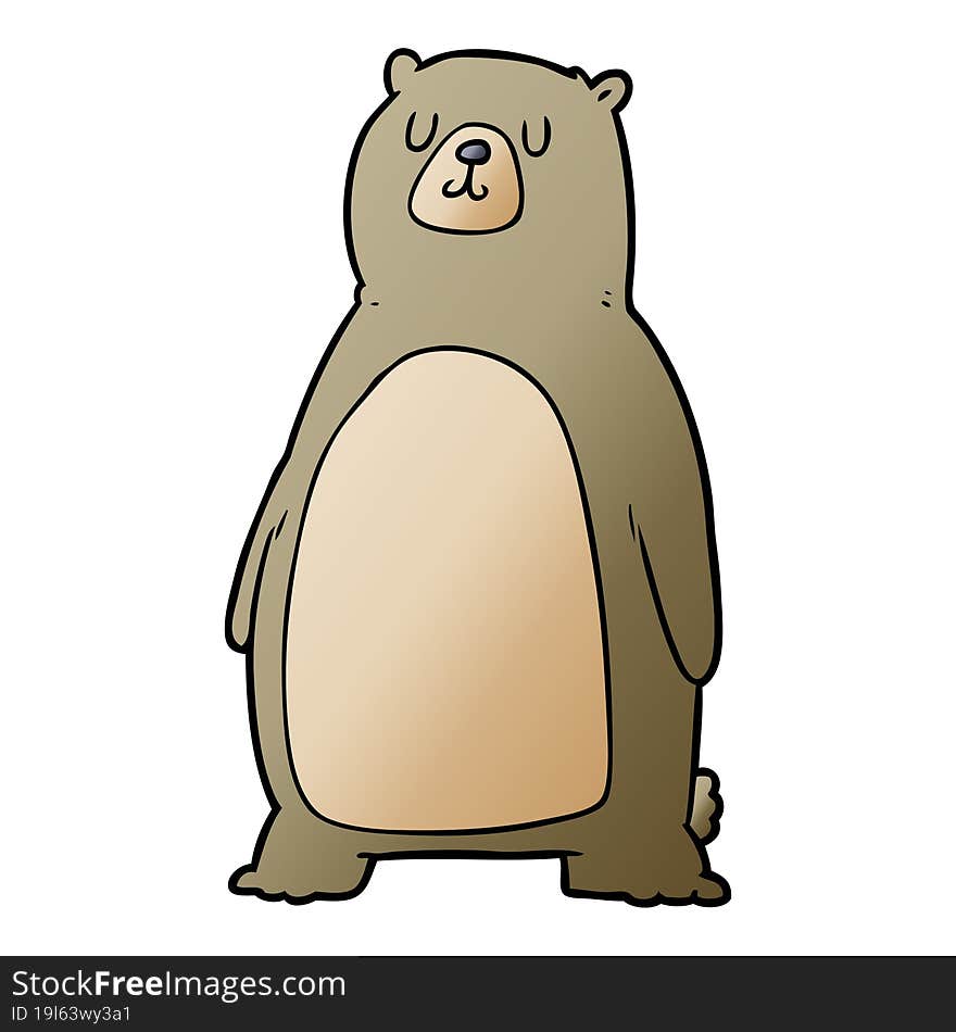 cartoon bear. cartoon bear