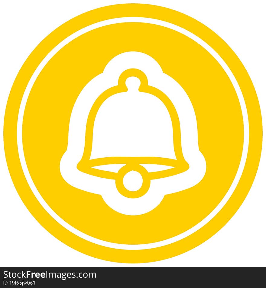 Old Bell Circular Icon