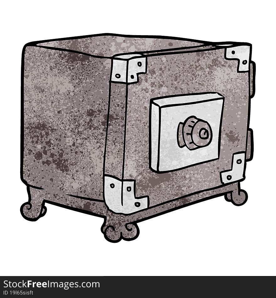 cartoon traditional safe. cartoon traditional safe