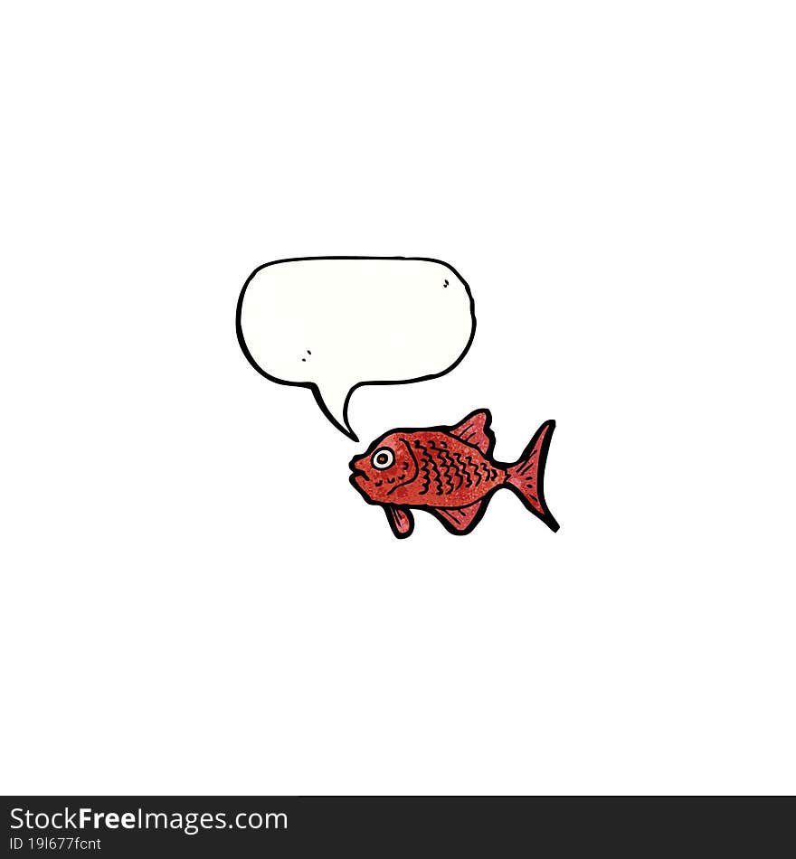 Cartoon Red Fish