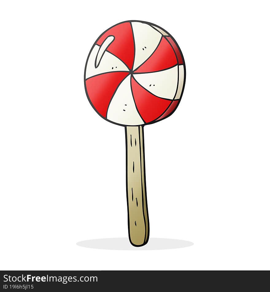 cartoon lollipop