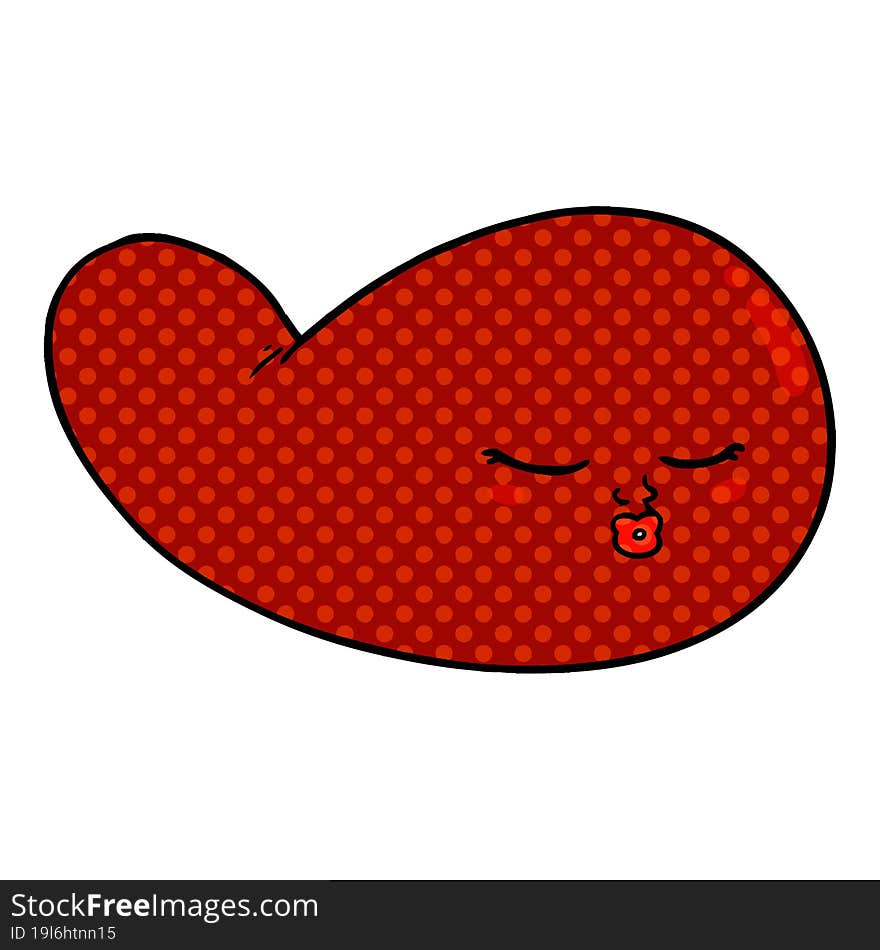 cartoon gall bladder. cartoon gall bladder