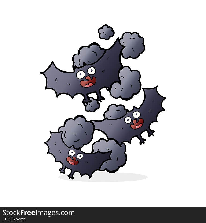 cartoon bats