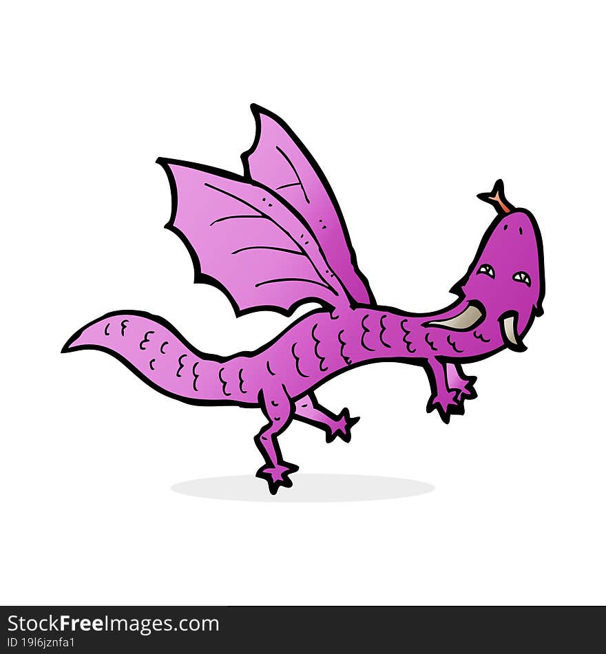 cartoon little dragon