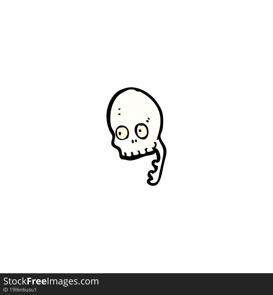 cartoon skull symbol