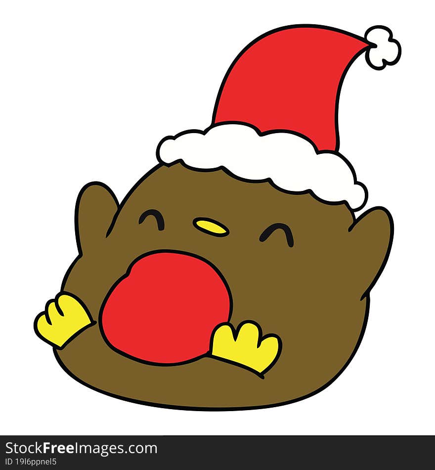 Christmas Cartoon Of Kawaii Penguin