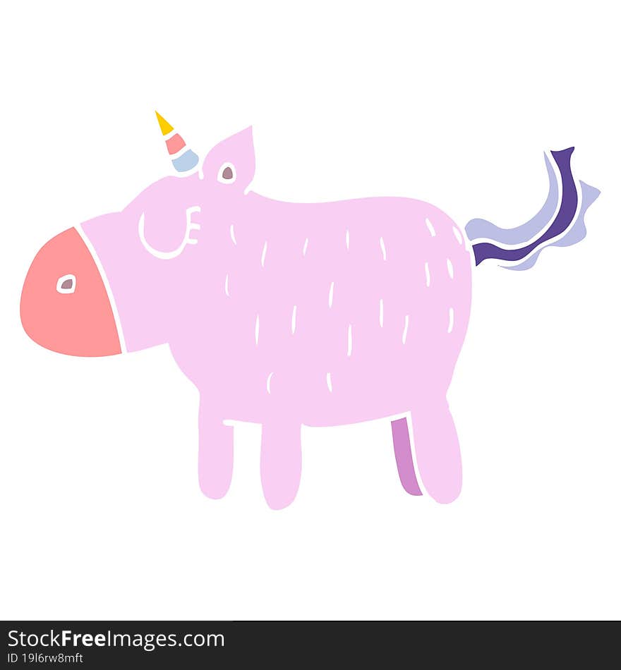 cartoon doodle cute unicorn