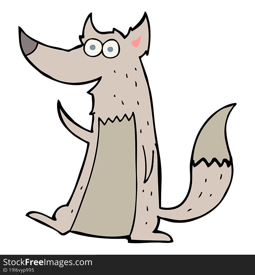 Cartoon Wolf