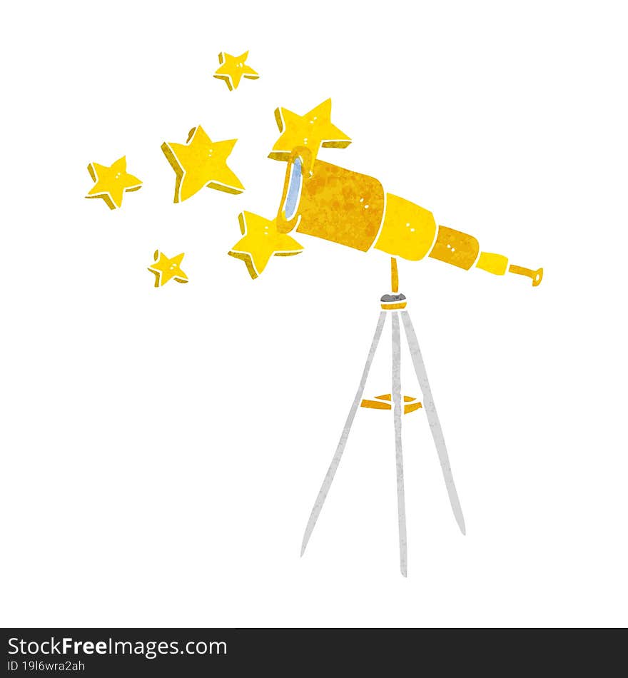 cartoon telescope