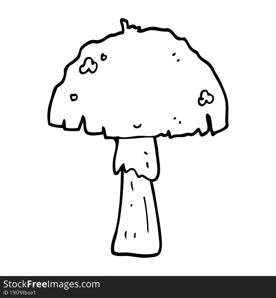 cartoon mushroom