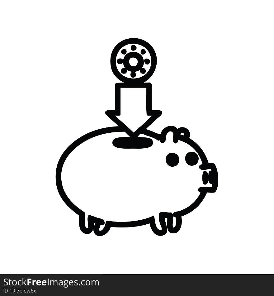 piggy bank icon symbol