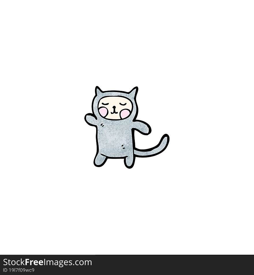 funny cartoon cat