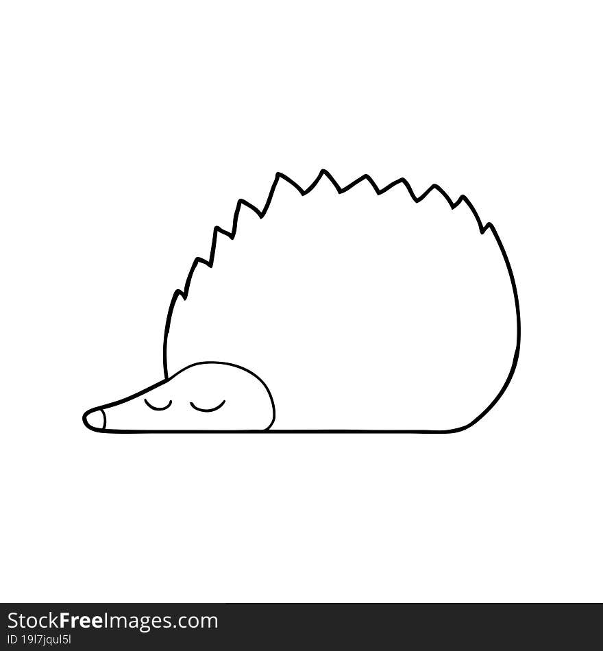 cartoon hedgehog. cartoon hedgehog