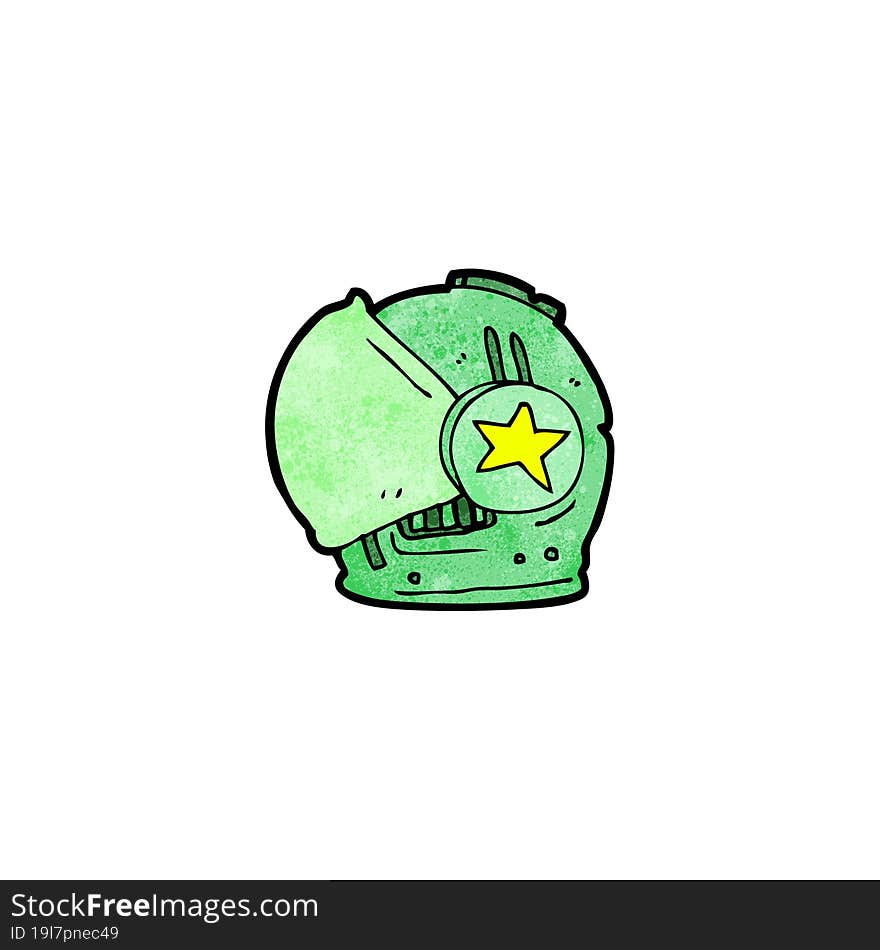 cartoon spaceman helmet