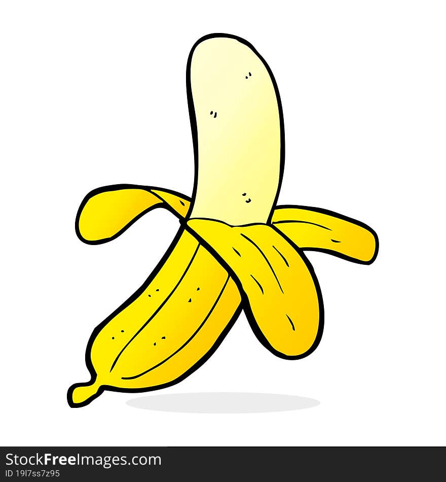 cartoon banana