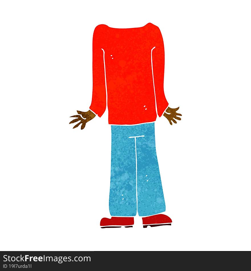 cartoon male body (mix and match cartoons or add own photos