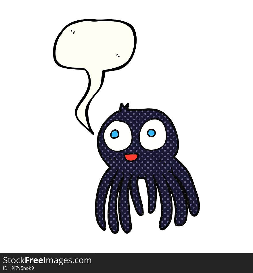 comic book speech bubble cartoon spider