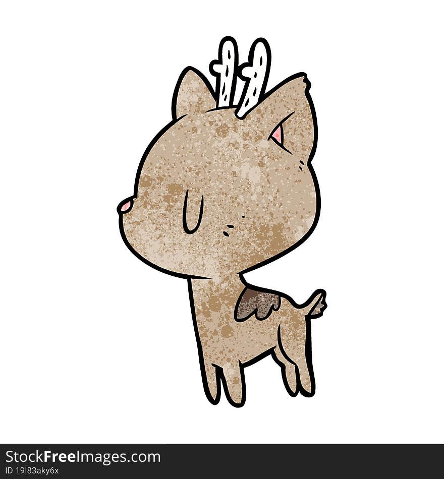 cute cartoon deer. cute cartoon deer