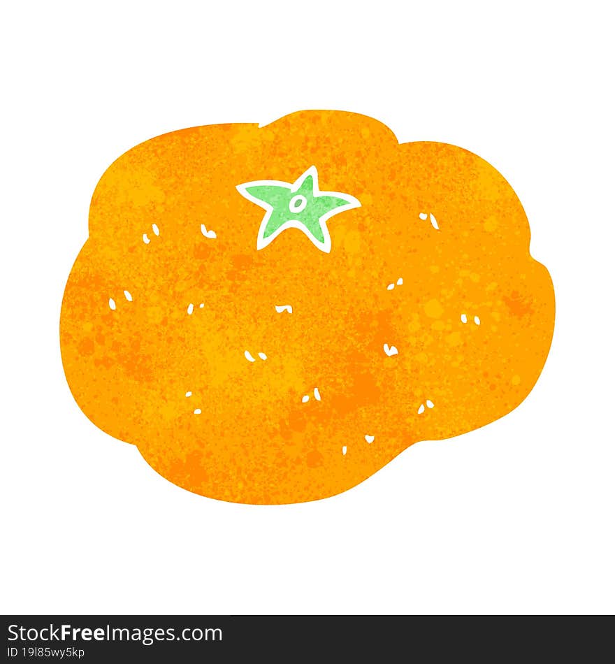 retro cartoon satsuma