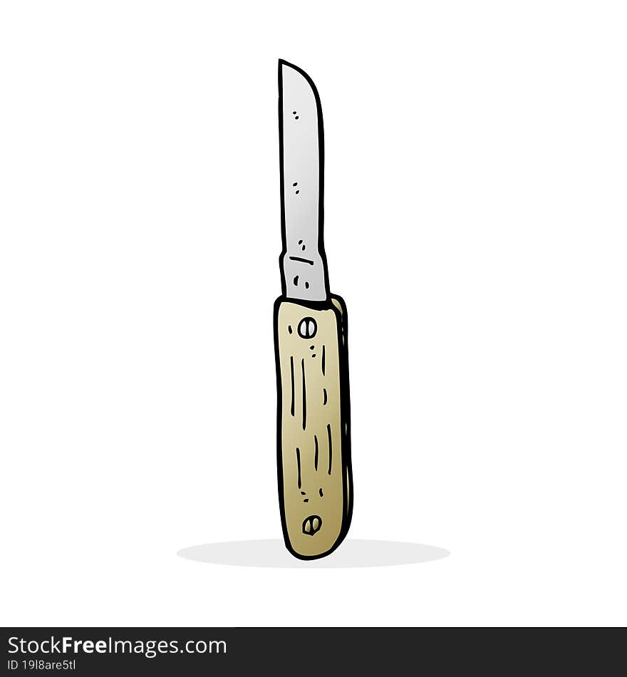 cartoon folding knife