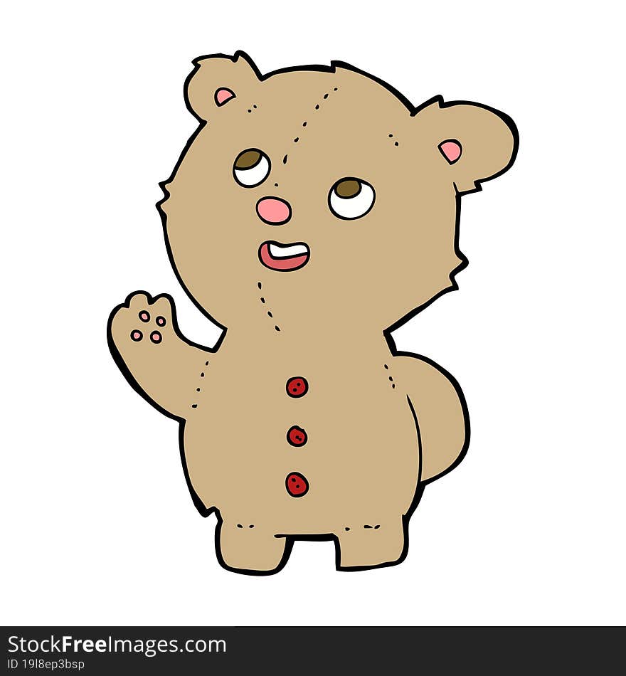 cartoon cute teddy bear