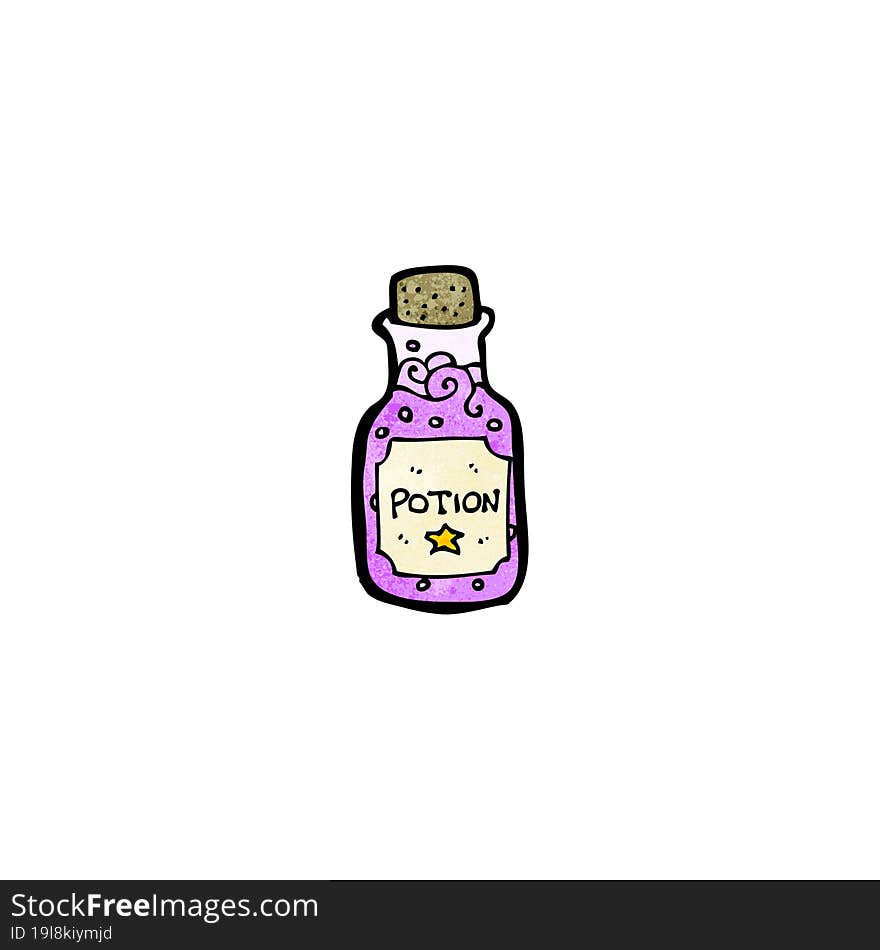 cartoon magic potion