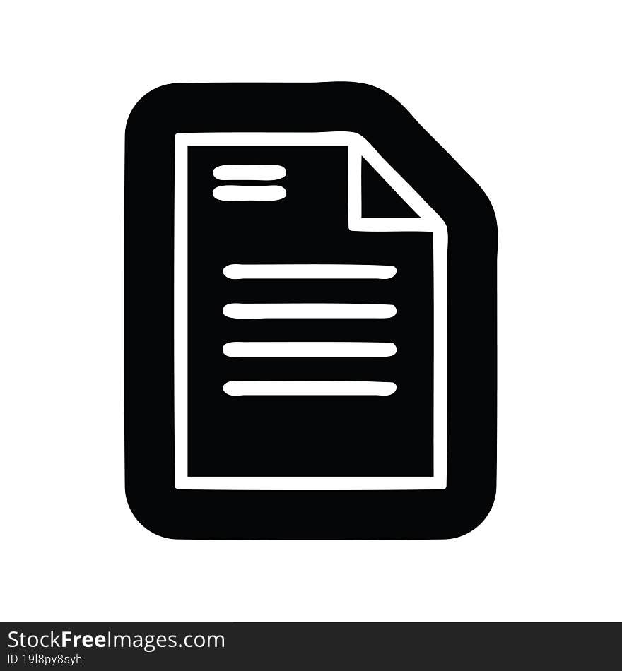 official document icon