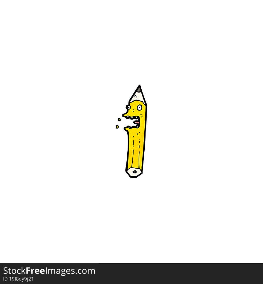 cartoon pencil