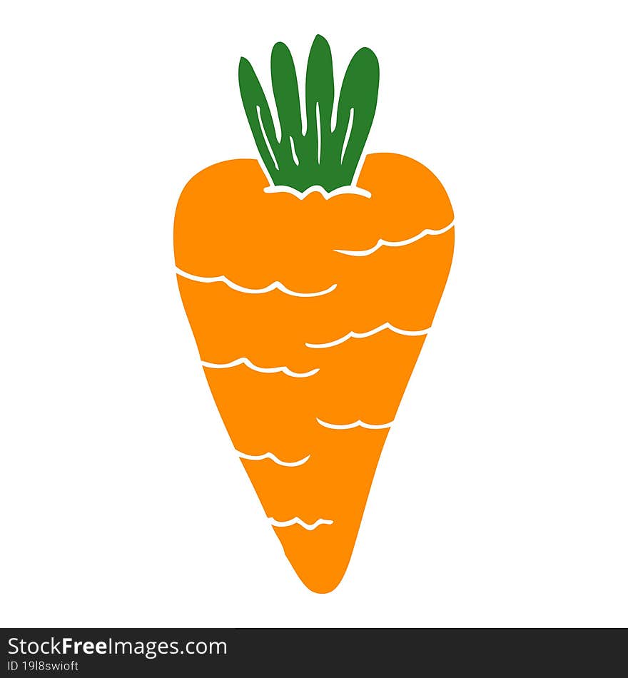 cartoon doodle carrot