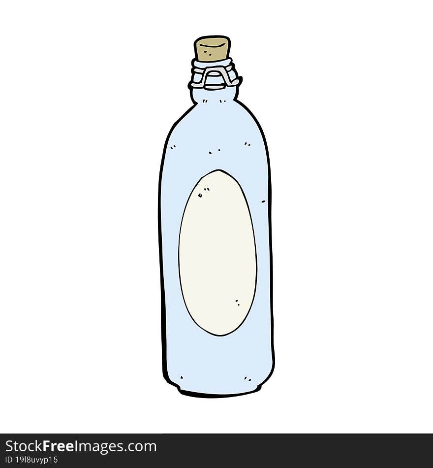 cartoon traditional bottle