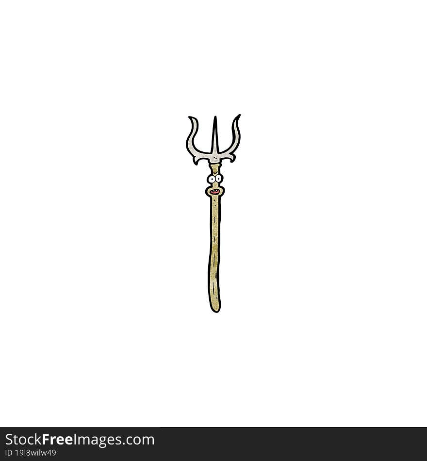 cartoon trident