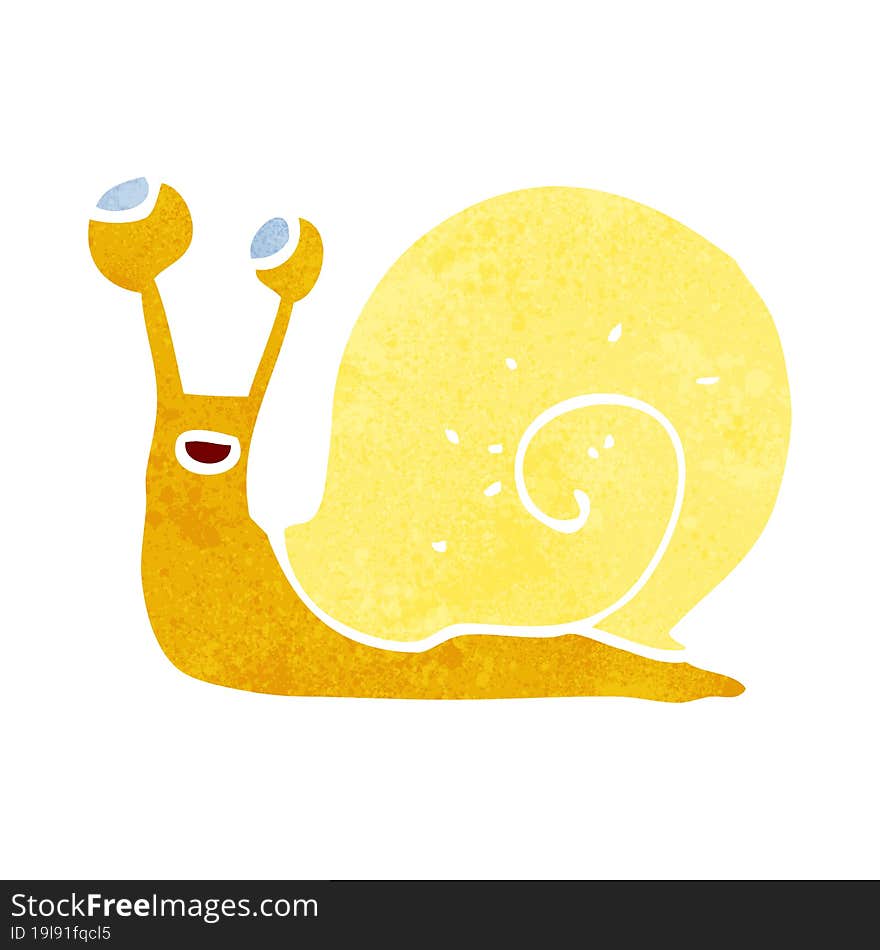 cartoon snail