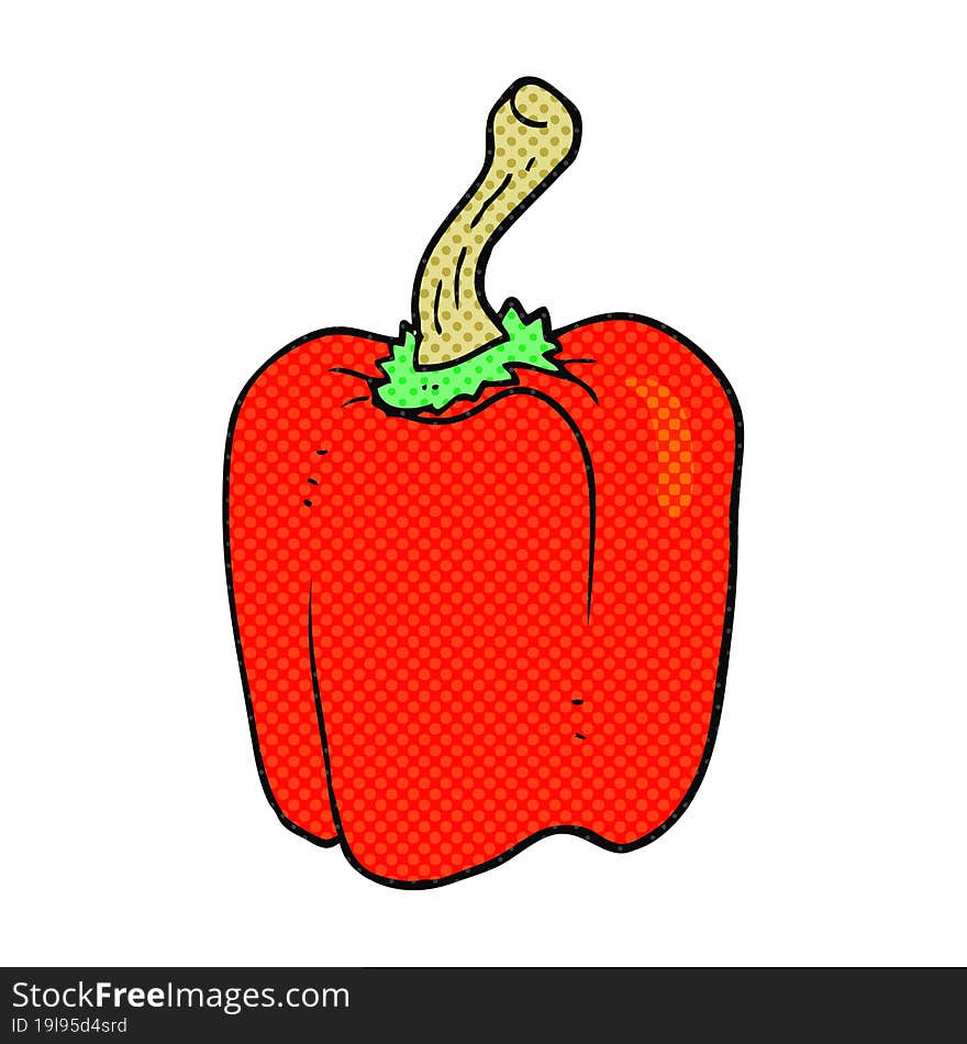 Cartoon Red Pepper