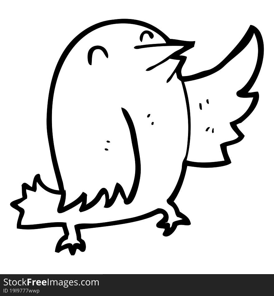 cartoon bird