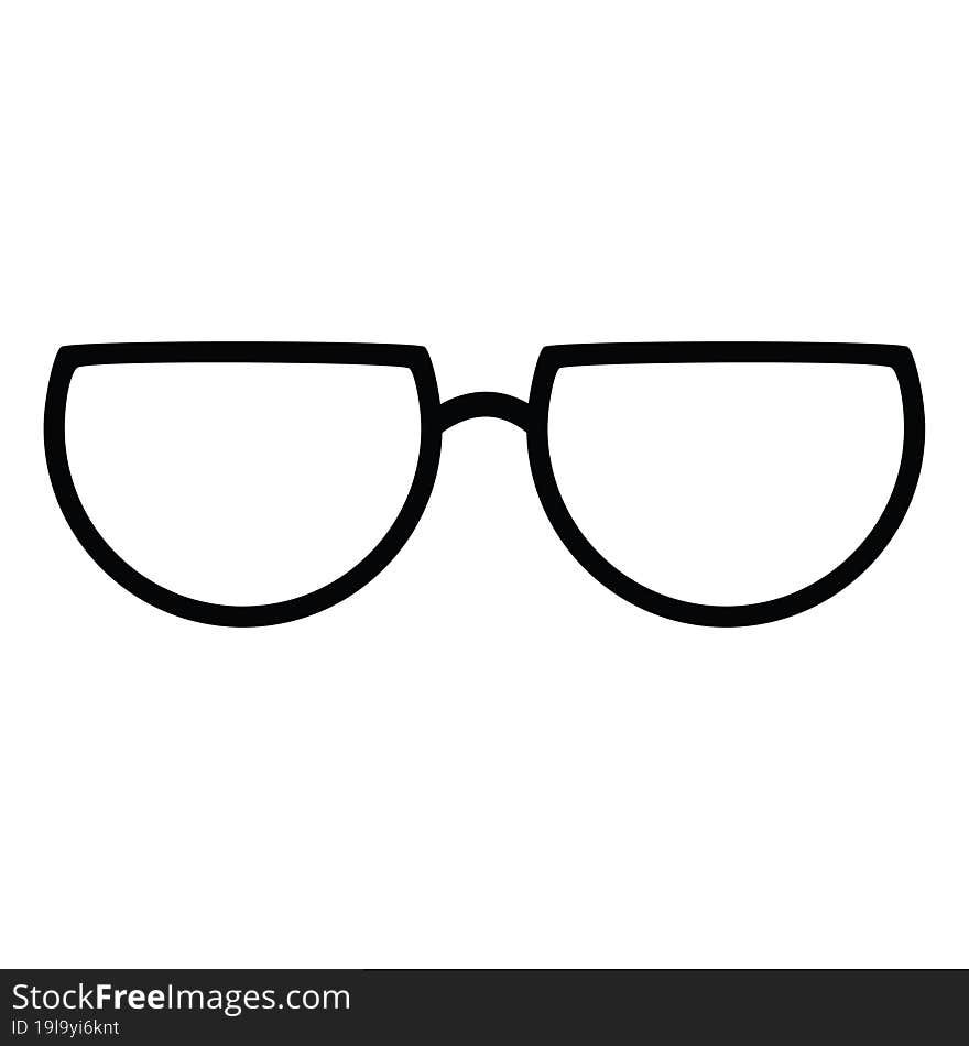 spectacles graphic vector illustration Icon. spectacles graphic vector illustration Icon