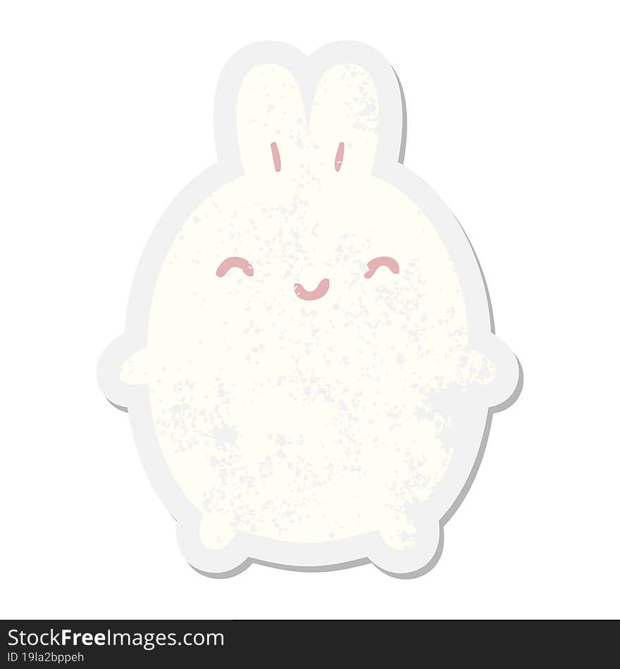 rabbit grunge sticker