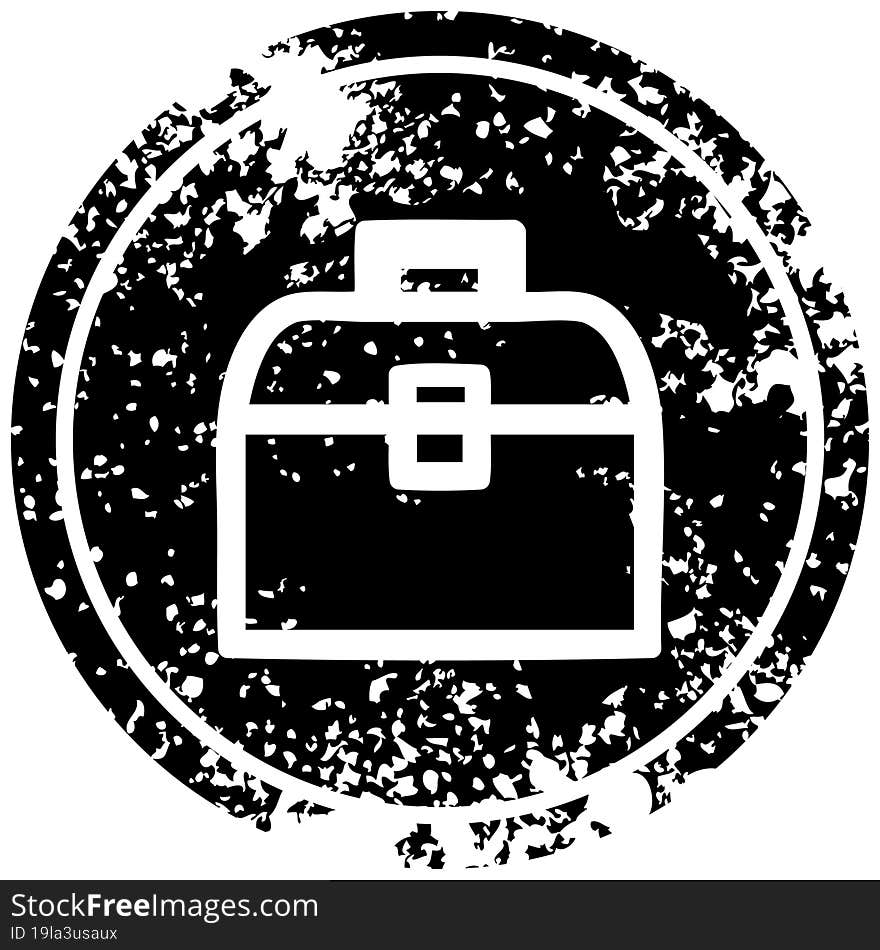 tool box distressed icon