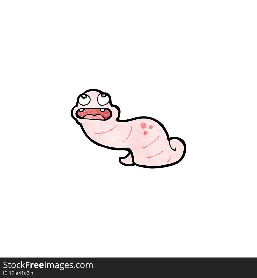 cartoon worm