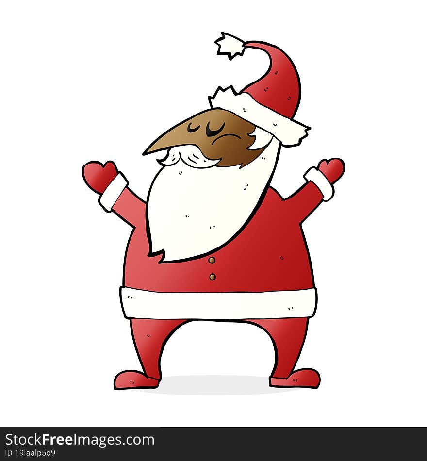 cartoon santa claus