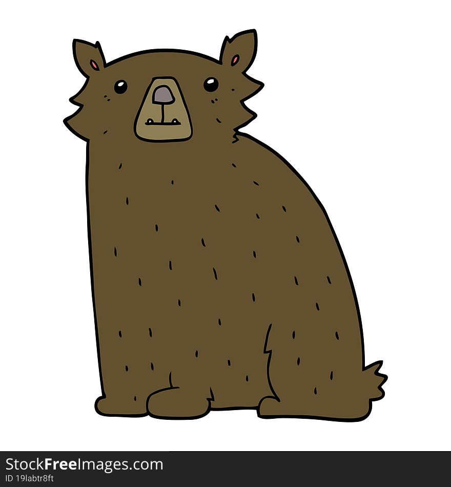 cartoon bear