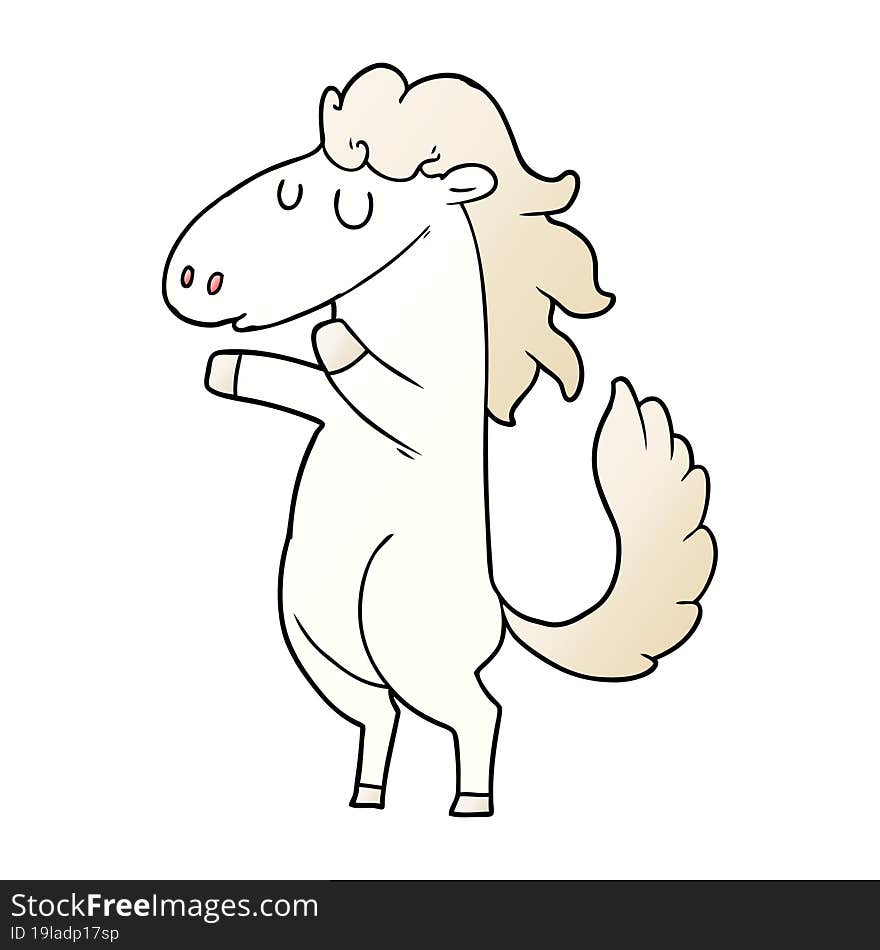 cartoon horse. cartoon horse